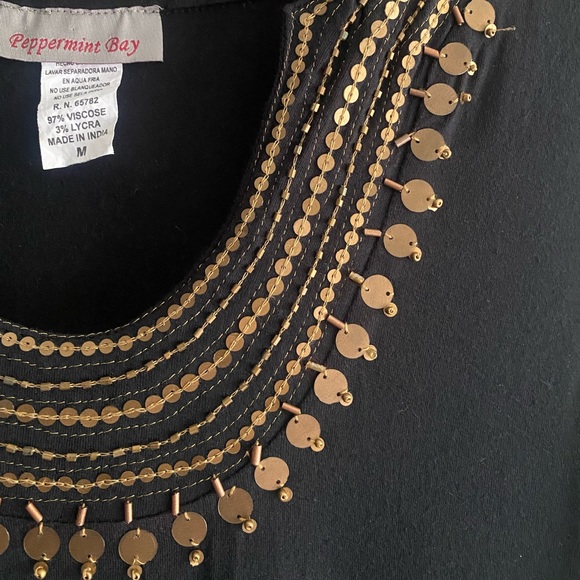 Soft Midi Dress With Beaded Detail - Picture 4 of 4